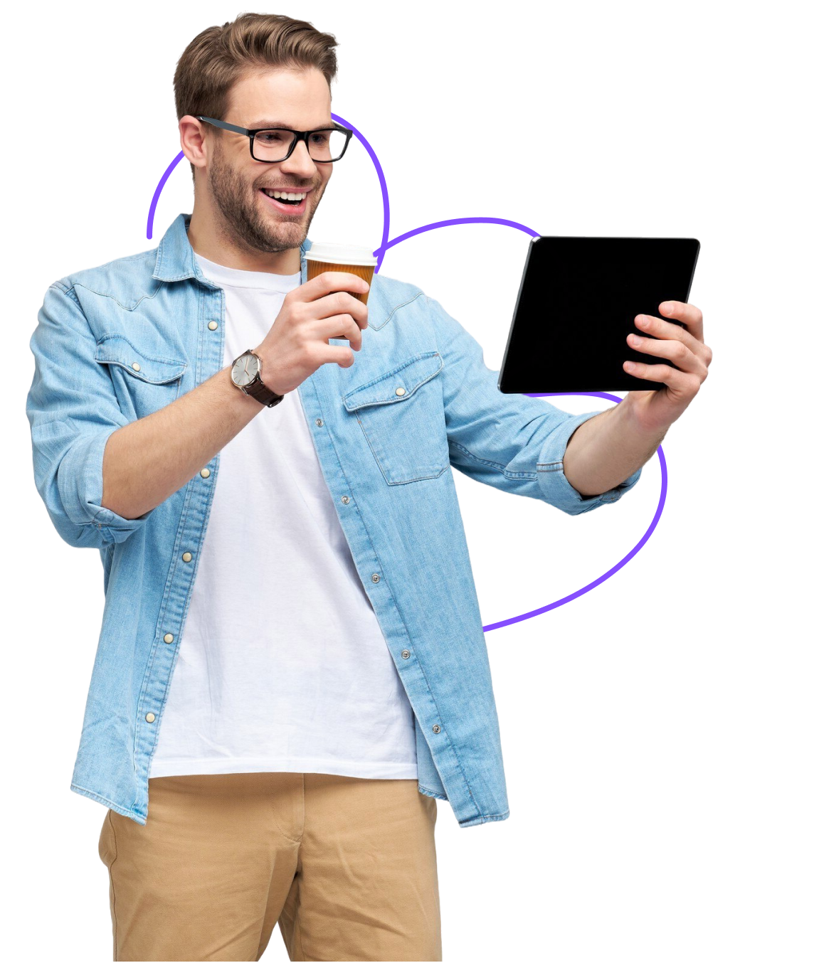 Hero image showing email marketing dashboard